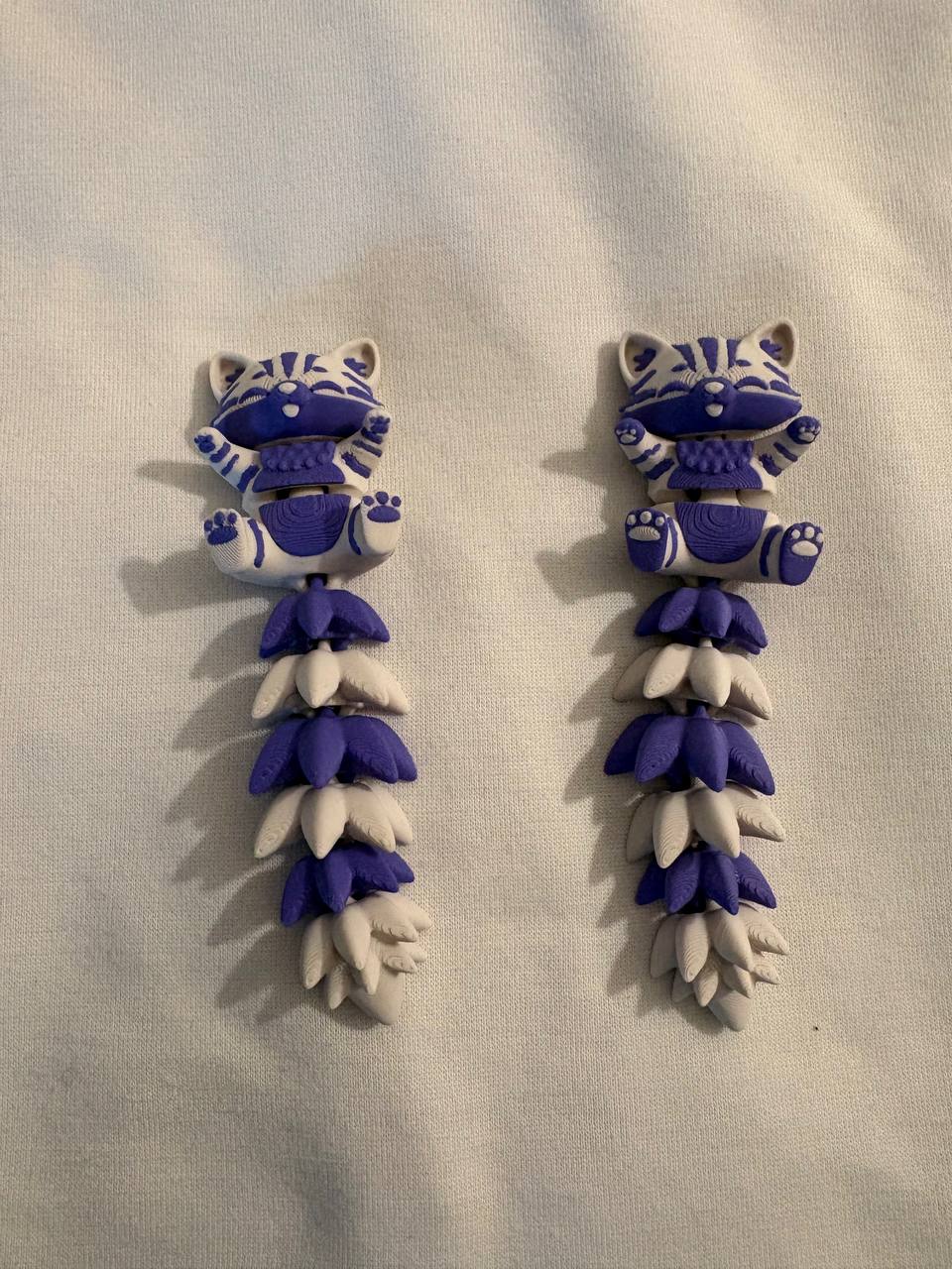 Flexi Fluffy Cat Tail / Sets of Two
