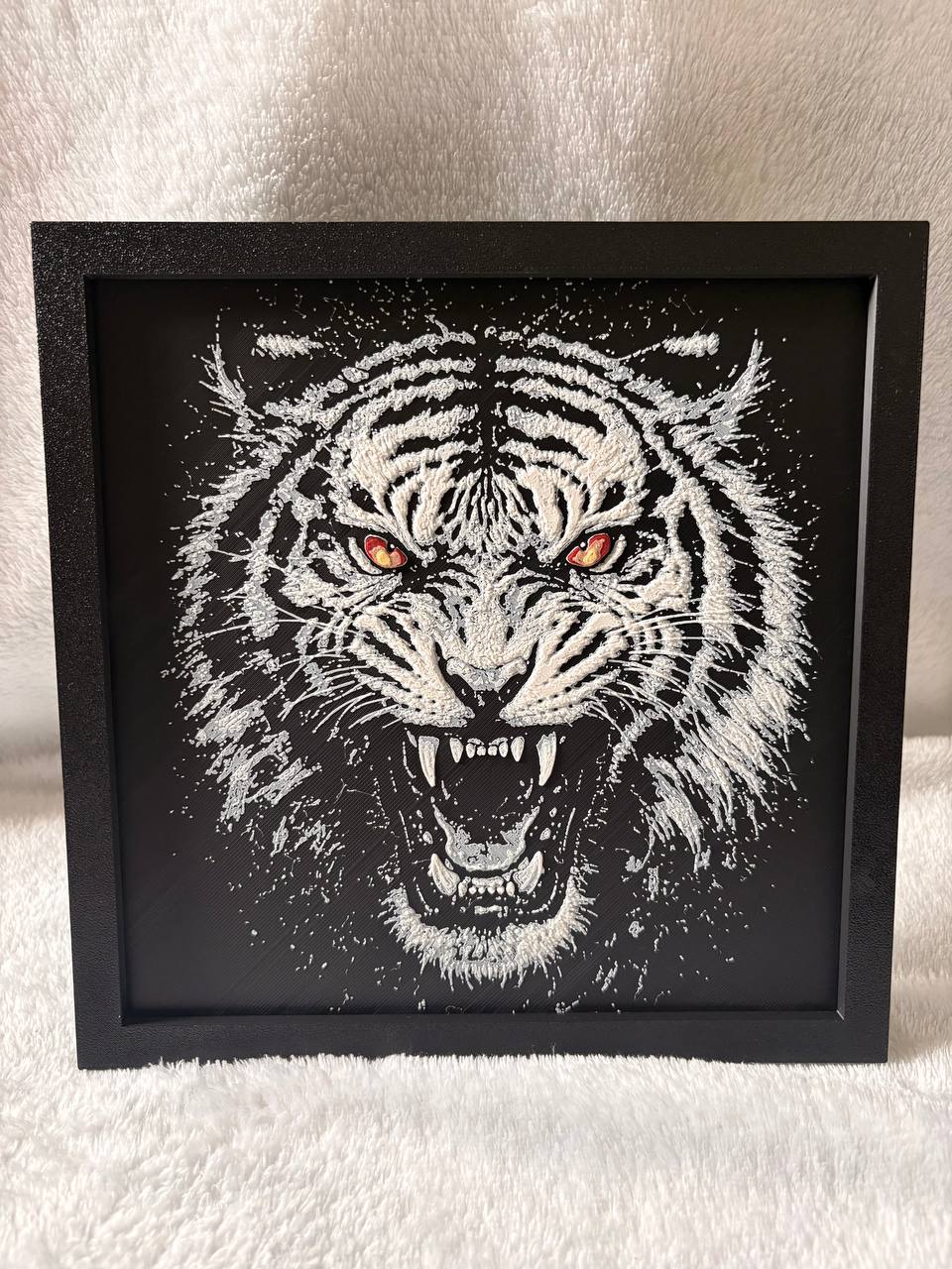 Tiger / 3-D Printed Artwork
