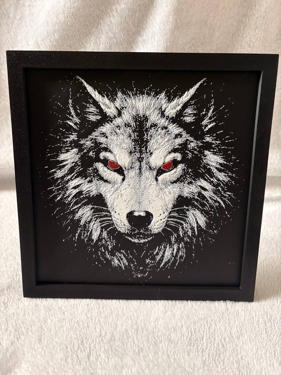 Wolf / 3-D Printed Artwork